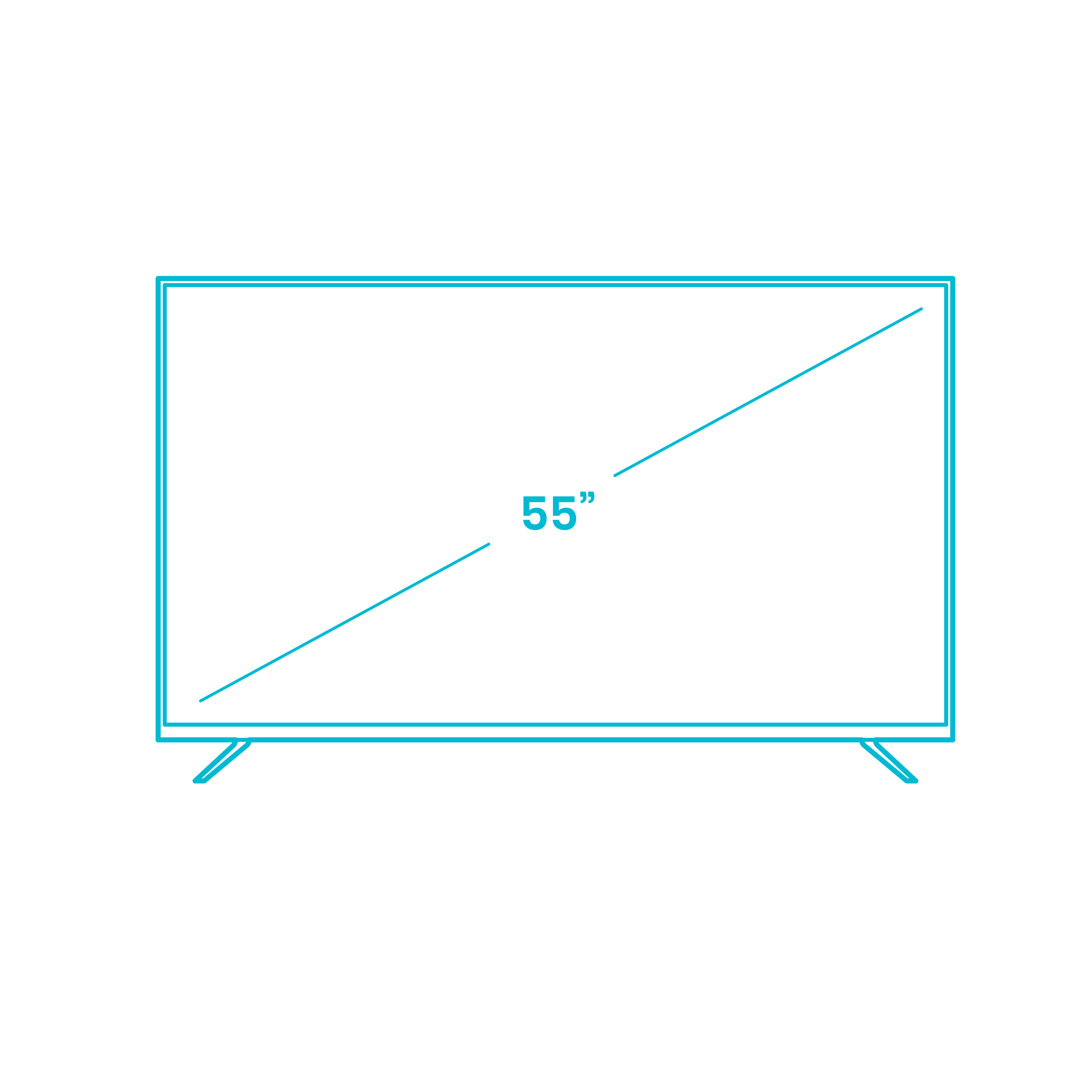 Digital Televisions Tvs Tcl 5 Series Roku Smart Tv 55 Inch Outline Monoline Svg Vector Free Vectors